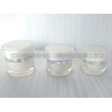 15ml 30ml 50ml weißen Radian Form Acryl Gel Jar Skincare P