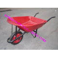 wheelbarrow WB7400 with red powder painted tray