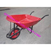 wheelbarrow WB7400 with red powder painted tray