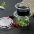 Clear Plastic Sauce Container With Lid