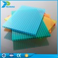 Cheap honeycomb hollow for roof china Manufacturer multiwall colorful ge price 100% lexan 20mm polycarbonate sheet