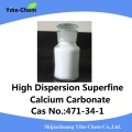 Carbonate de calcium superfin à haute dispersion