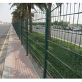 European high security prestige mesh double horizontal fence