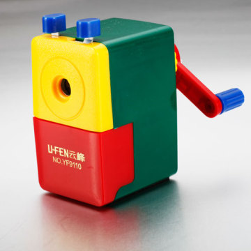 Green Hand Crank Pencil Sharpener