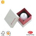 Rigid golf ball packaging cardboard box