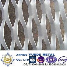 Malla de construcción expandida de aluminio, malla expandida revestida con PVDF