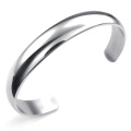 Fashion 316L Titanium Stainless steel Classic Biker Men's Women's Black Bangles Bracelet