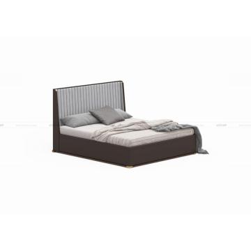 Cama de tecido de moda moderna cama de estilo indiano