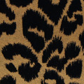 Polyester Leopard Spots &amp; Hearts Flocage de tissu