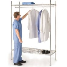 NSF facilmente limpa prateleiras de arame de metal para salas de vestir hospital