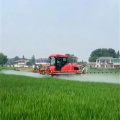 Elevated four-wheel boom sprayer