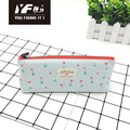 Small flower style embroidery cotton pencil case