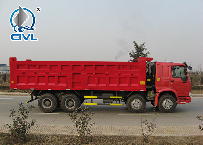 Red 8x4 Dump Truck 15