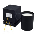 Customized Black Gift Box Candle Jar Box Luxury