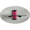 DVD Glass Support/Pink Tube with Clear Glass