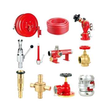 Vários tipos de equipamentos de hidrante