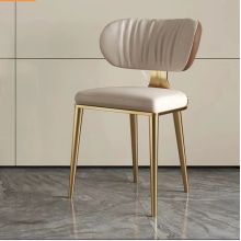 Chaise de salle à manger de luxe légère minimaliste