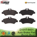 D1317-8431 Brake Pad for MERCEDES BENZ, DODGE and VOLKSWAGEN