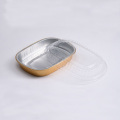 Airline Catering Coated Aluminium Foil Food Container