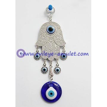 Hamsa Hand Of  Fatima Hand Of God Good Luck Evil Eye Protection Wall Hanging