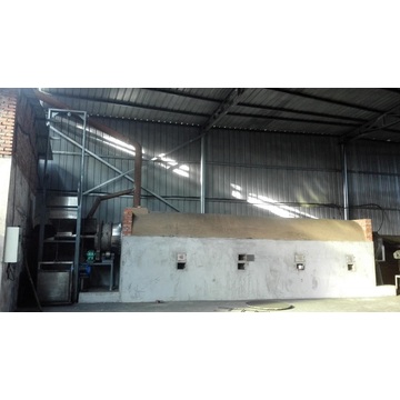 Internal heat drying carbonization furnace