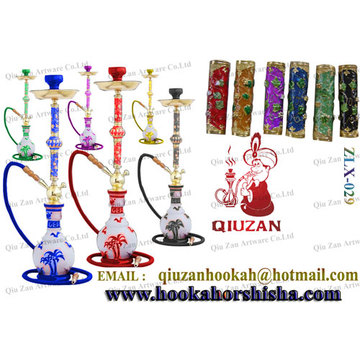 Grande Hookah Shisha com coqueiros e a gaivota