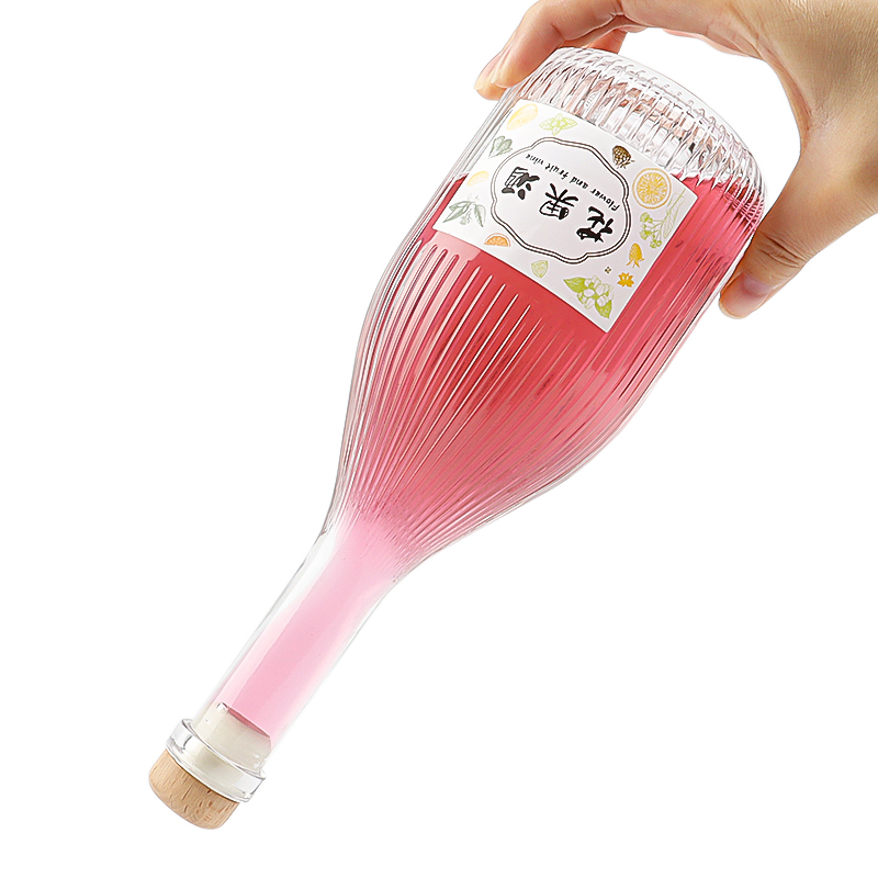 500ml Wine Glass Bottle With Cork 500ml Wine Glass Bottle With Cork