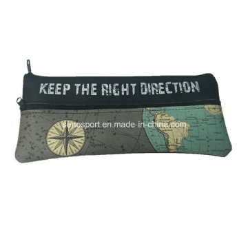 Promotion Custom Printed Neoprene Pencil Bag with Zipper (SNPC01)