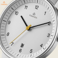 Men's Classic Malla Analog Display Custom Watch Reloj De Plata De Cuarzo Japonés 72344