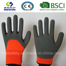 Nylon Latex Protección de trabajo Guantes Guantes de seguridad Guantes de látex