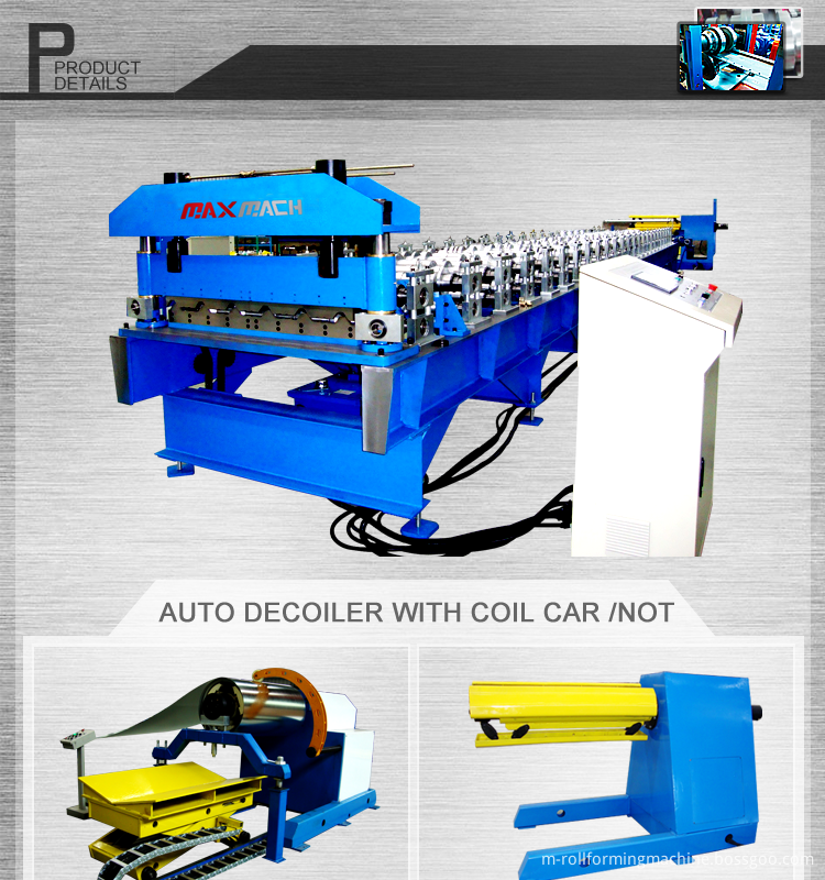 Galvanized metal roofing sheet roll forming making machine