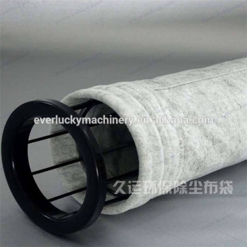 Glass fiber filter bag with ptfe membrane