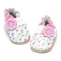 Filles roses Filles Chaussures bébé en cuir souple