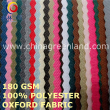 Tecido de poliéster Oxford memória de revestimento para indústria de vestuário (GLLML450)