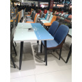 Modern Rectangular Dinning Table Set 4 Chairs