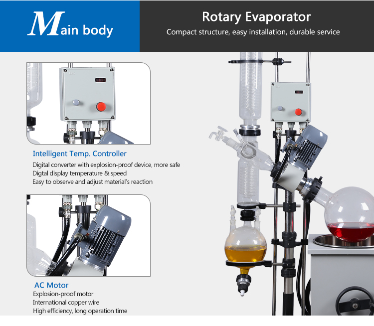 Chemical Experiment Rotary Evaporator With Water Bath