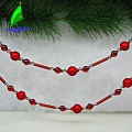 Christmas Ornament Glass Decoration String Ball Chain Gift