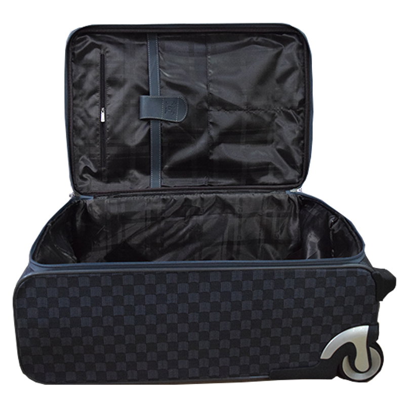 Black carry on trolley case