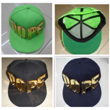 Neue Mode-Design anpassen Kristall Hiphop Brief Dope rivet Snapback Hut cap