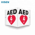 Medical Safety Plastic Emergency Defibrillator AED Sign