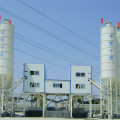 JS fixed HZS180 concrete batching plant view