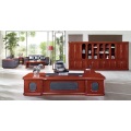 Traditional Reversible L Exclusive Mahogany Executive Desk with Side Cabinet