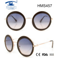 Round Shape Acetate Sunglasses (HMS457)