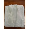 100%Fresh Cotton Waffle Velour Double Bathrobe