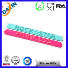 Personalizado Multicolor silicio loco Slap bandas / Slap Pulseras / Slap Wristbands