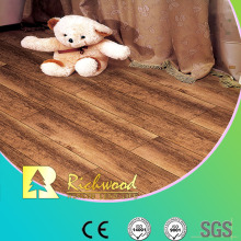 Revestimento laminado absorvente do som V-Grooved do bordo da textura do Woodgrain de 12.3mm