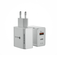 EU-Plug 20W PD-Ladegerät-Schnellladeadapter