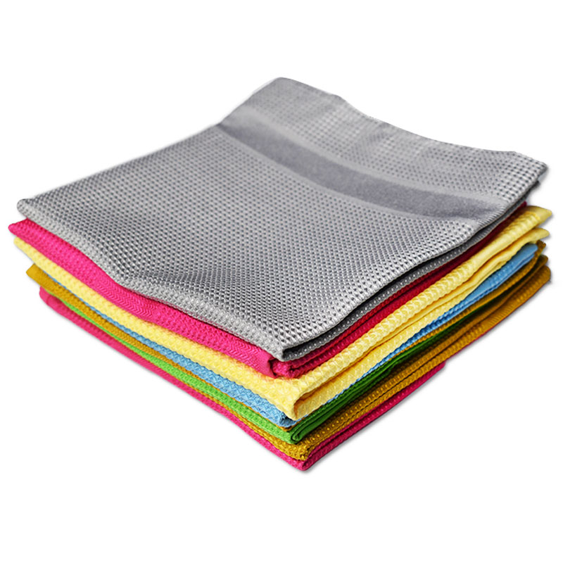 Terry Towel Waffle Kitchen Cloth Microfiber Towel 8 Jpg