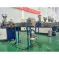 co-rotating parallel laboratory twin screw plastic granulating extruder