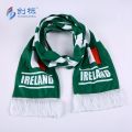 hip new design ireland printing fashional fleece scarf